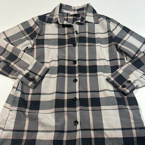 Lularoe Abigail Medium Plaid Button Up Long Sleeve Top